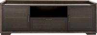 Salamander Designs AV Basics Cabinet for Flat-Panel TVs Up to 70" - Walnut - Front_Zoom