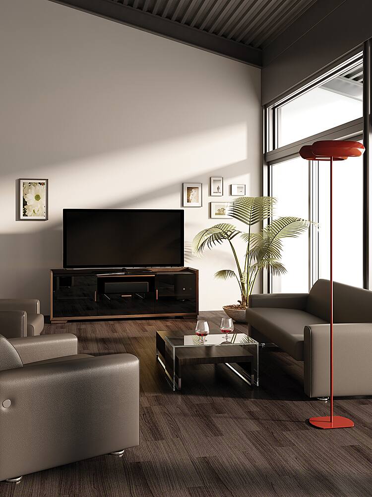 Alt View 3. Salamander Designs - Salamander Designs AV Basics Cabinet for Flat-Panel TVs Up to 70" - Walnut.