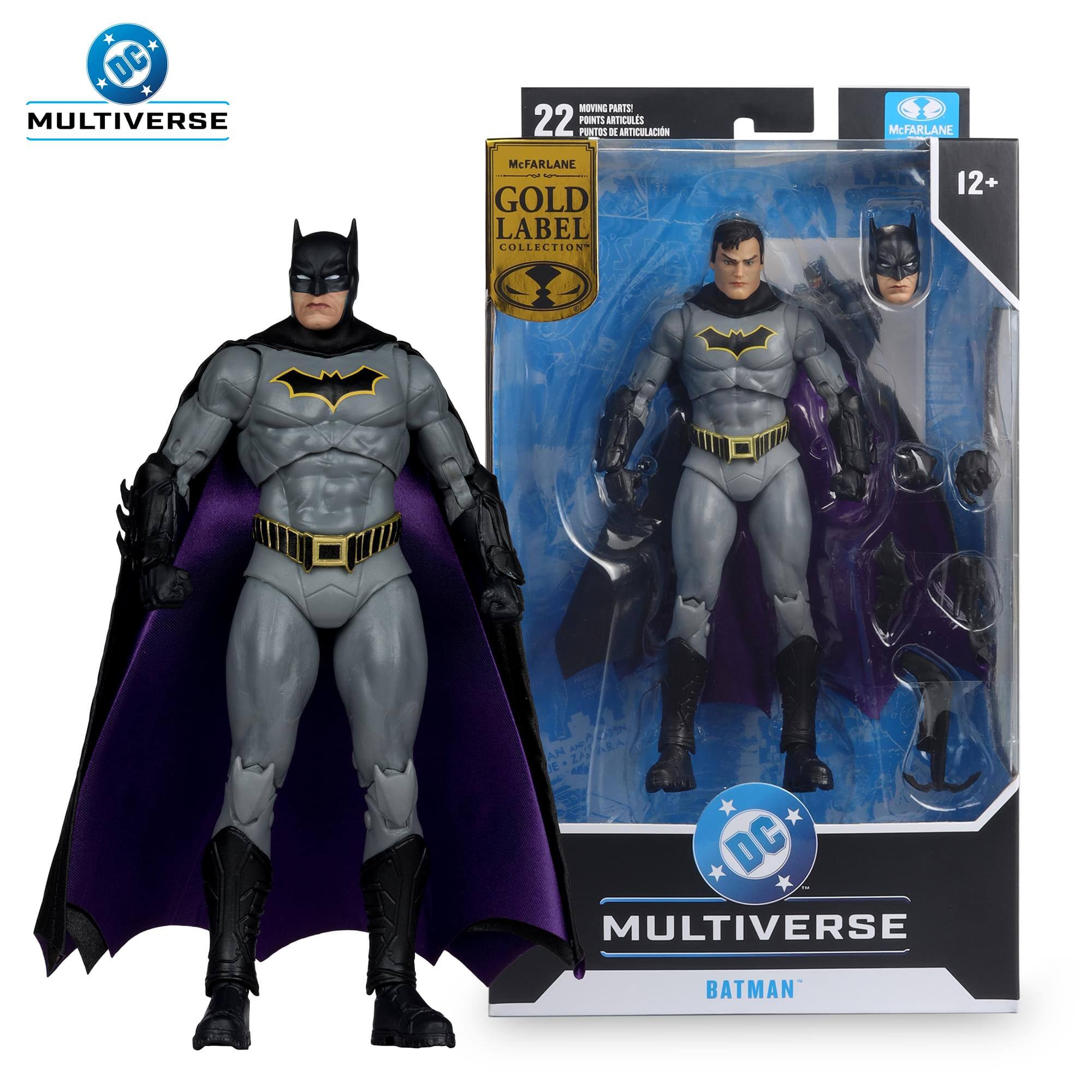 DC Multiverse Moving Parts 22 Points Articulations Puntos de Articulación McFarlane McParlane Gold Label Collection 12+ An Zam E DC Multiverse Batman