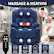MASSAGE & HEATING
- 8-point Massage
- 3 Massage Modes
- Lumbar Heating
- Time Setting