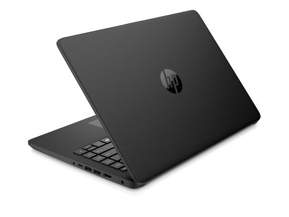 Left. HP - essential laptop computer 14" hd n-series 4 gb memory;64 gb emmc - Black.