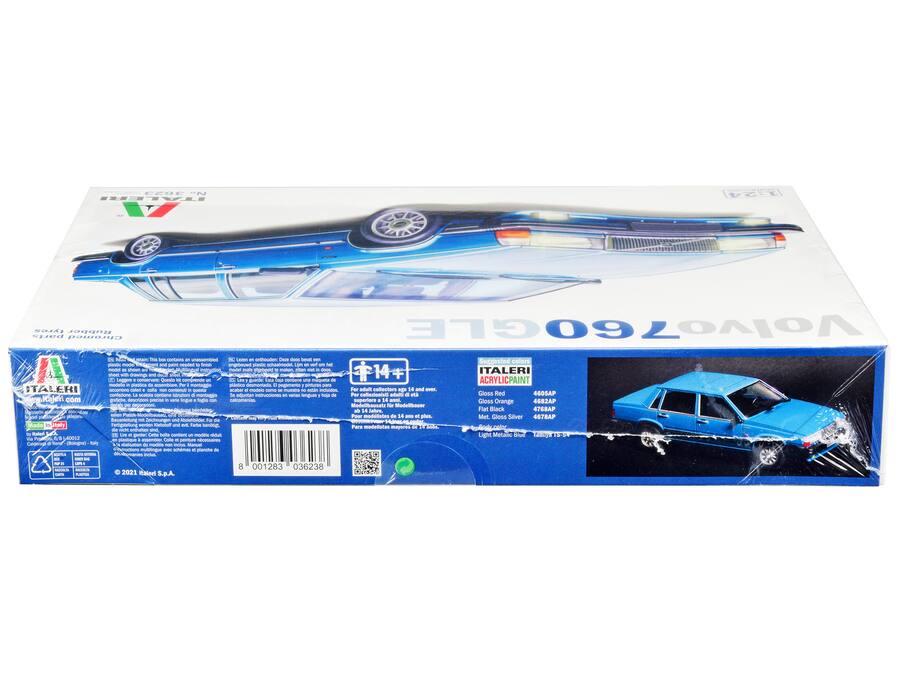 Skill 3 Model Kit Volvo 760 GLE 1/24 Scale Model by Italeri Blue - Best Buy