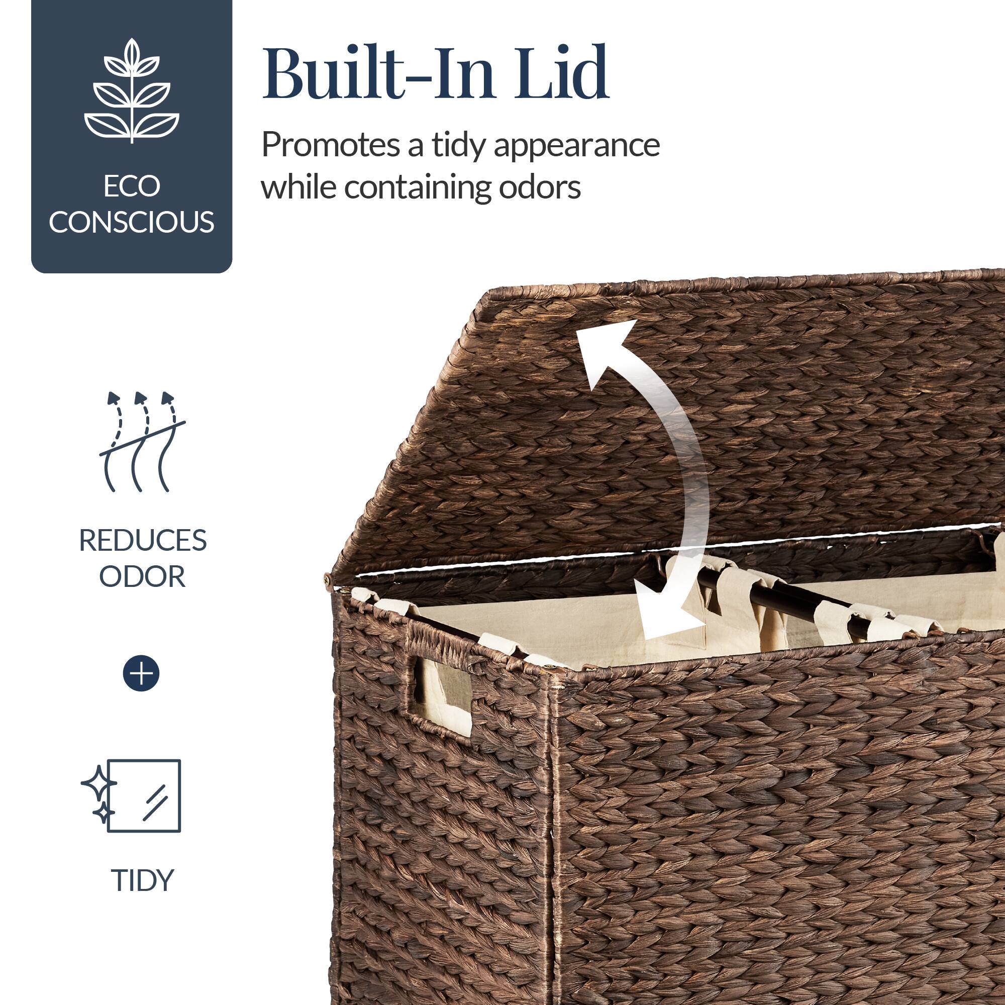 Built-In Lid

Promotes a tidy appearance while containing odors

ECO CONSCIOUS

REDUCES ODOR

TIDY