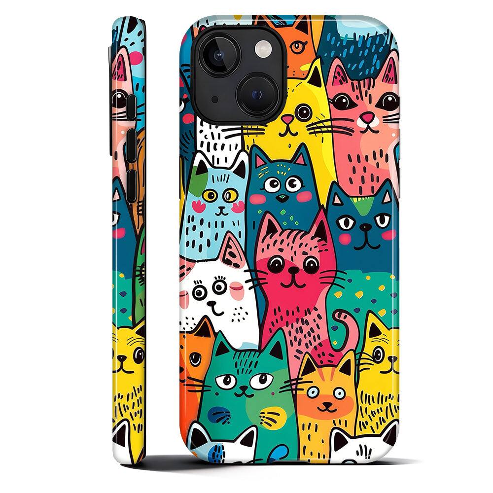 Cat Friends Parade for iPhone 15