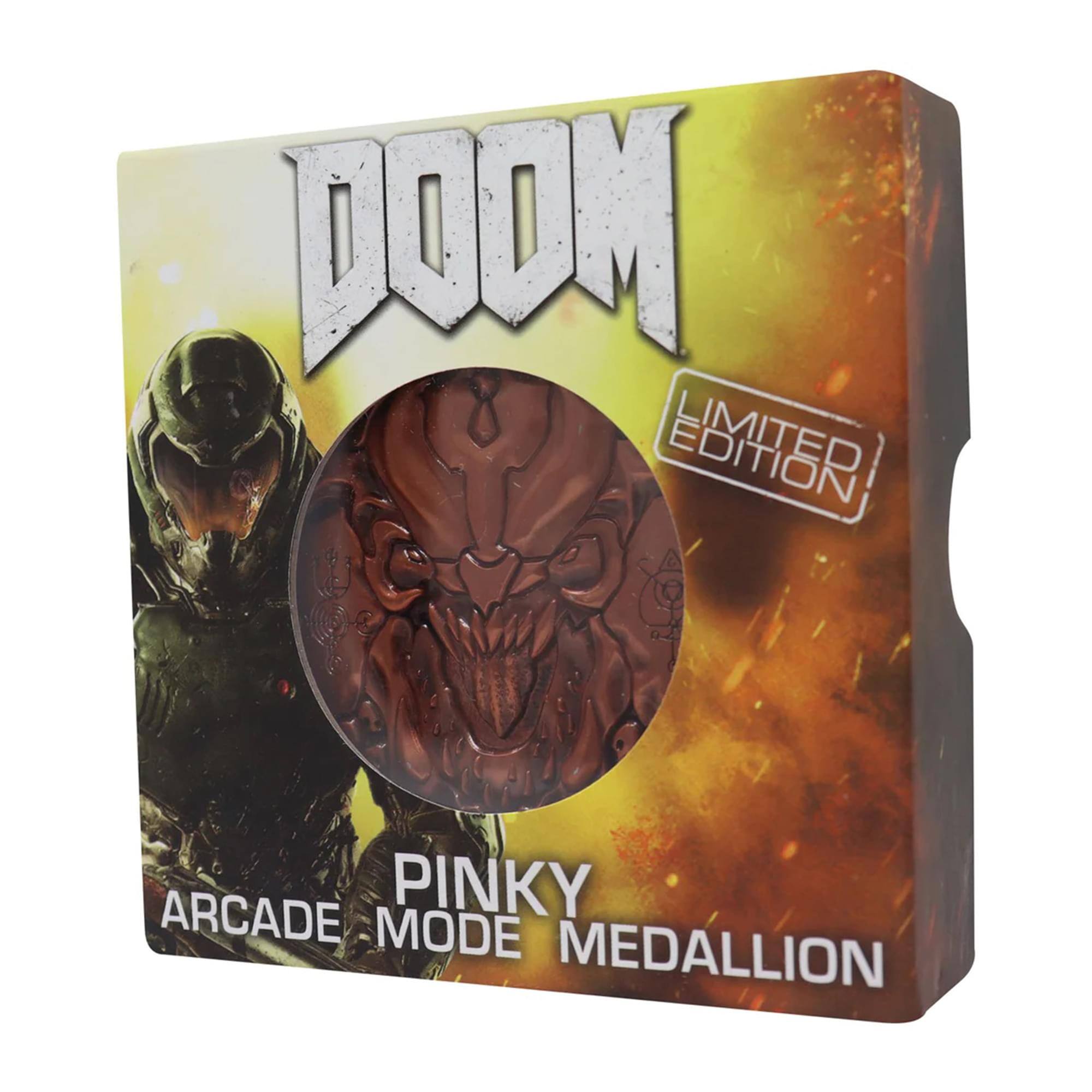 DOOM LIMITED EDITION  
PINKY ARCADE MODE MEDALLION