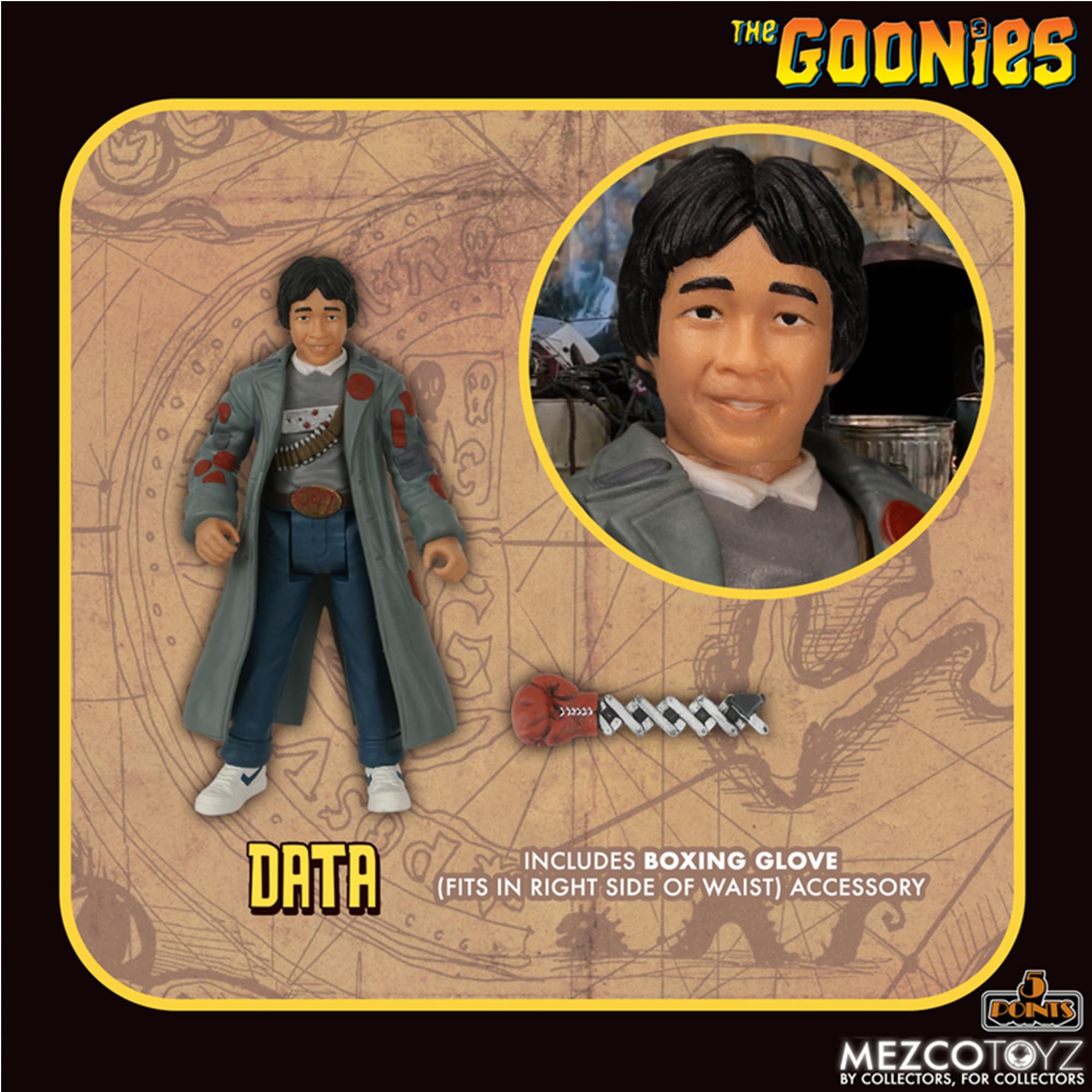The Goonies Data (Fits in Includes Right Side Boxing of Waist) Glove Accessory by MezcoToyz for Collectors, for Collectors