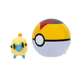 Pokémon - Pokemon Clip N Go Poke Ball Set | Mareep - Multi-Colored