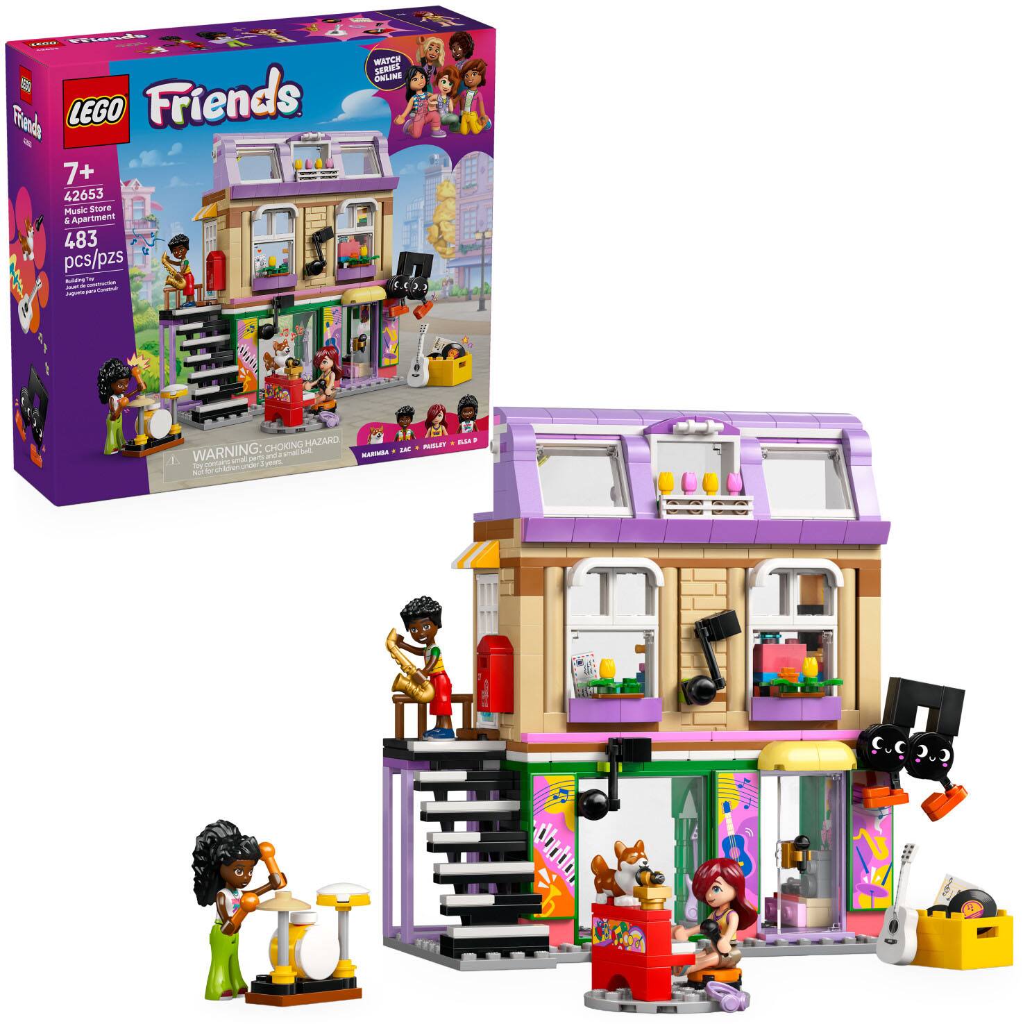 Friends Music Store & Apartment Kids Toy 42653