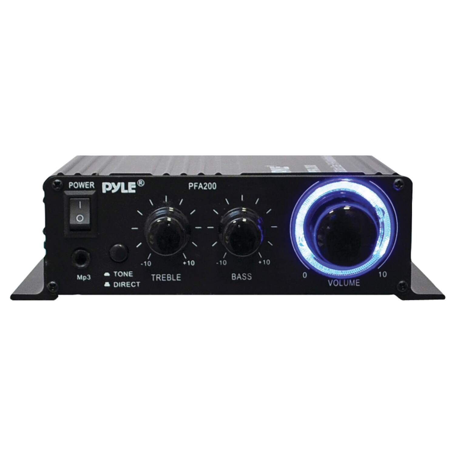 POWER PYLE PFA200  
Mp3  
10 TONE  
10 TREBLE  
10 BASS  
10 VOLUME