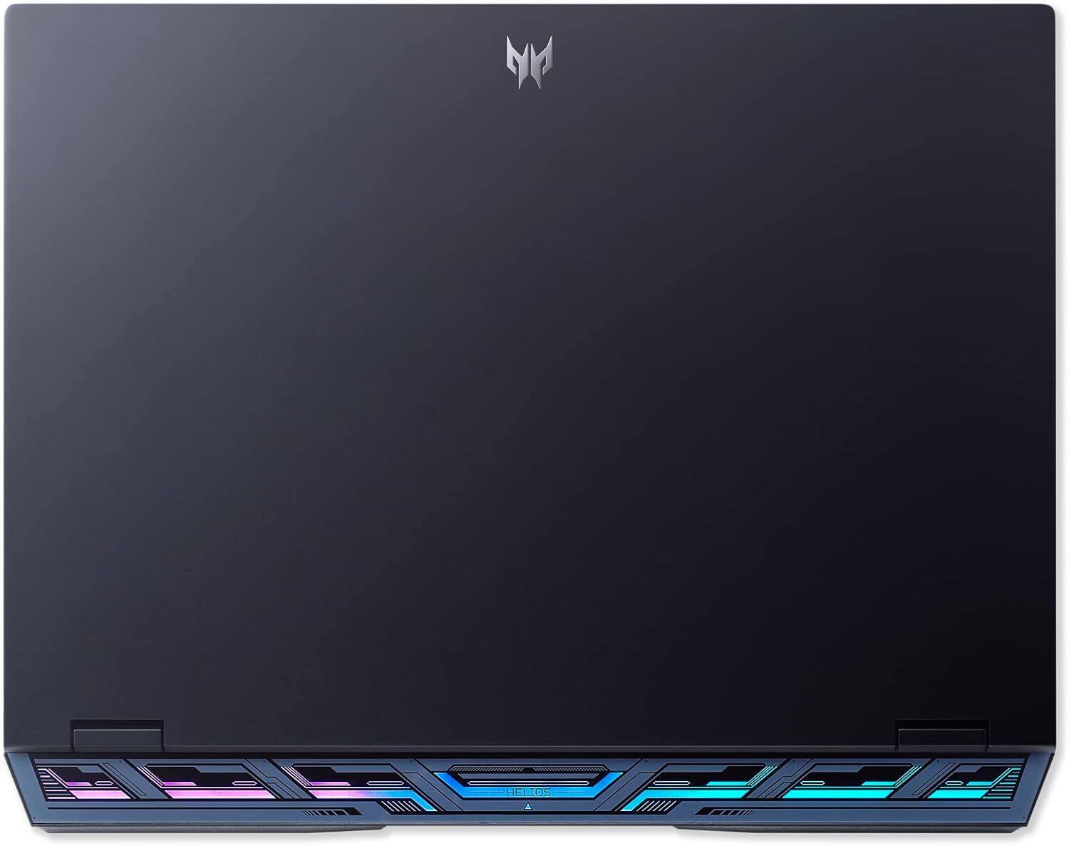 Back. Acer - Predator Helios 16 Gaming Notebook Intel Core i7-14700HX 2.10 GHz 16 GB RAM 1 TB SSD - PH16-72-77KA - Black.