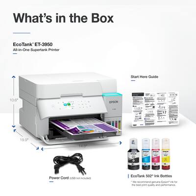 EPSON - メロン Epson EcoTank ET-3958 Wireless All-in-One Color Supertank