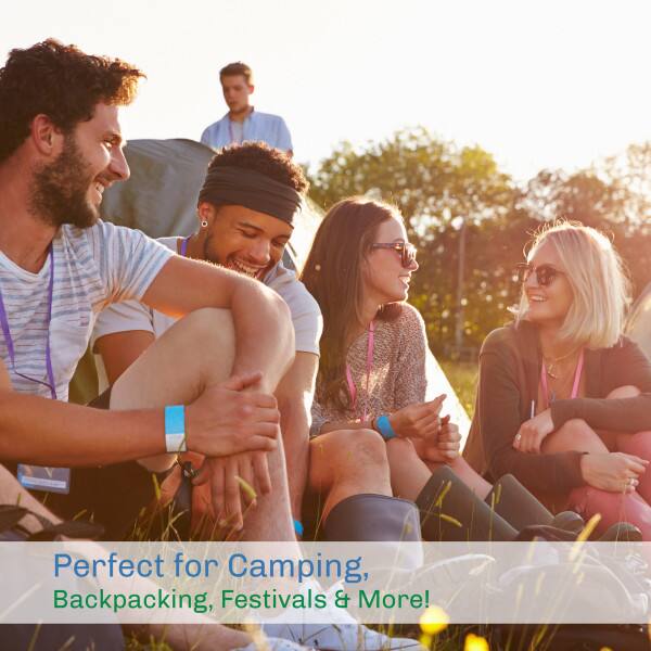 Perfect for Camping, Backpacking, Festivals & More!