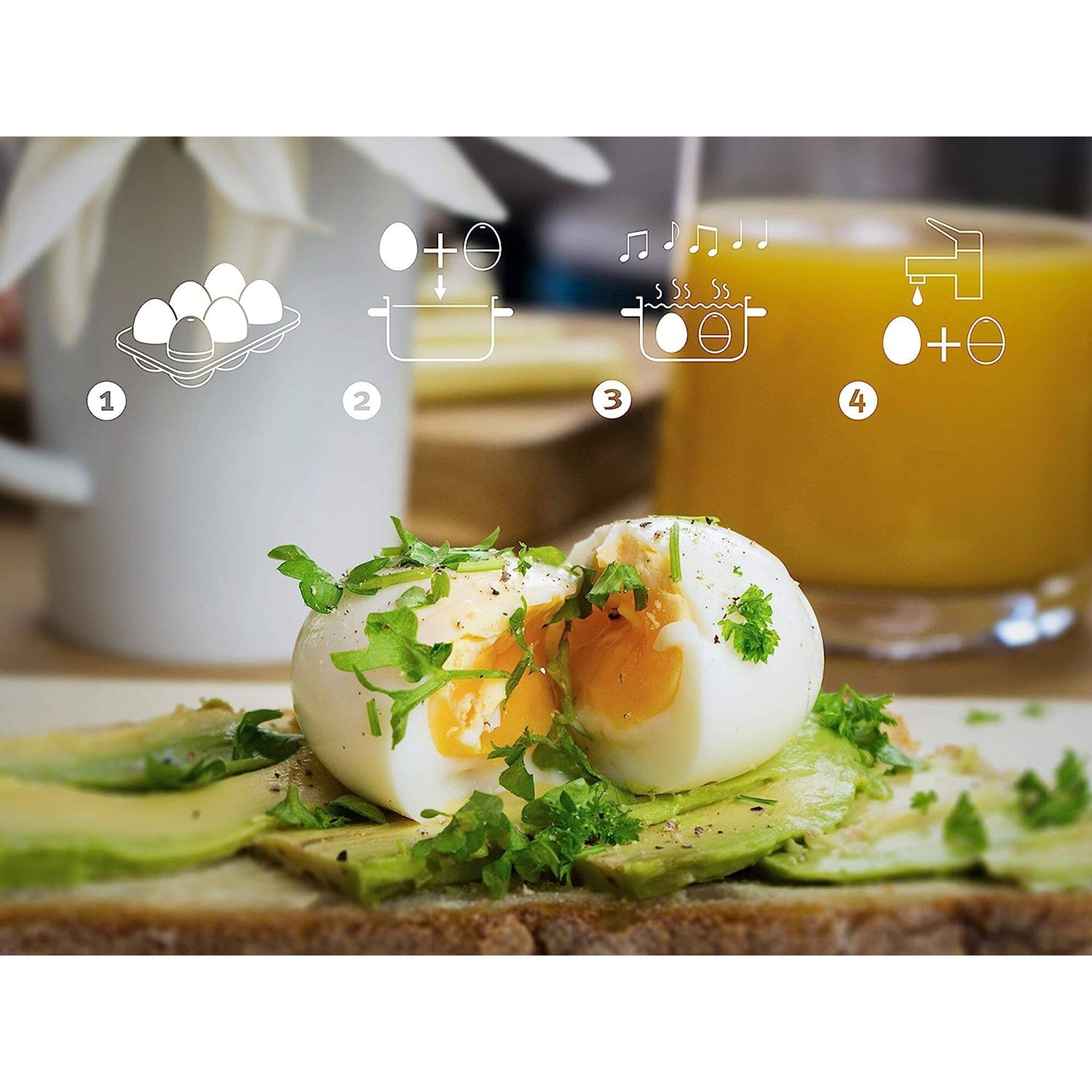 Back. BrainStream - Chicken BeepEgg Musical Egg Timer for Soft, Medium & Hard Boiled Eggs - yellow.