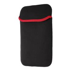 Front. Unique Bargains - Laptop Case - Soft Computer Sleeve Carrying Bag, Shockproof Protective Cover for 12" Notebook - Red-Black.