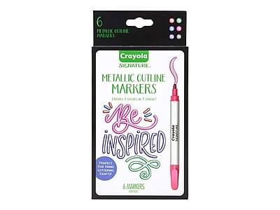 6 Crayola Signature Metallic Outline Markers
Perfect for Pro Lettering Craft
Be Inspired
6 Markers