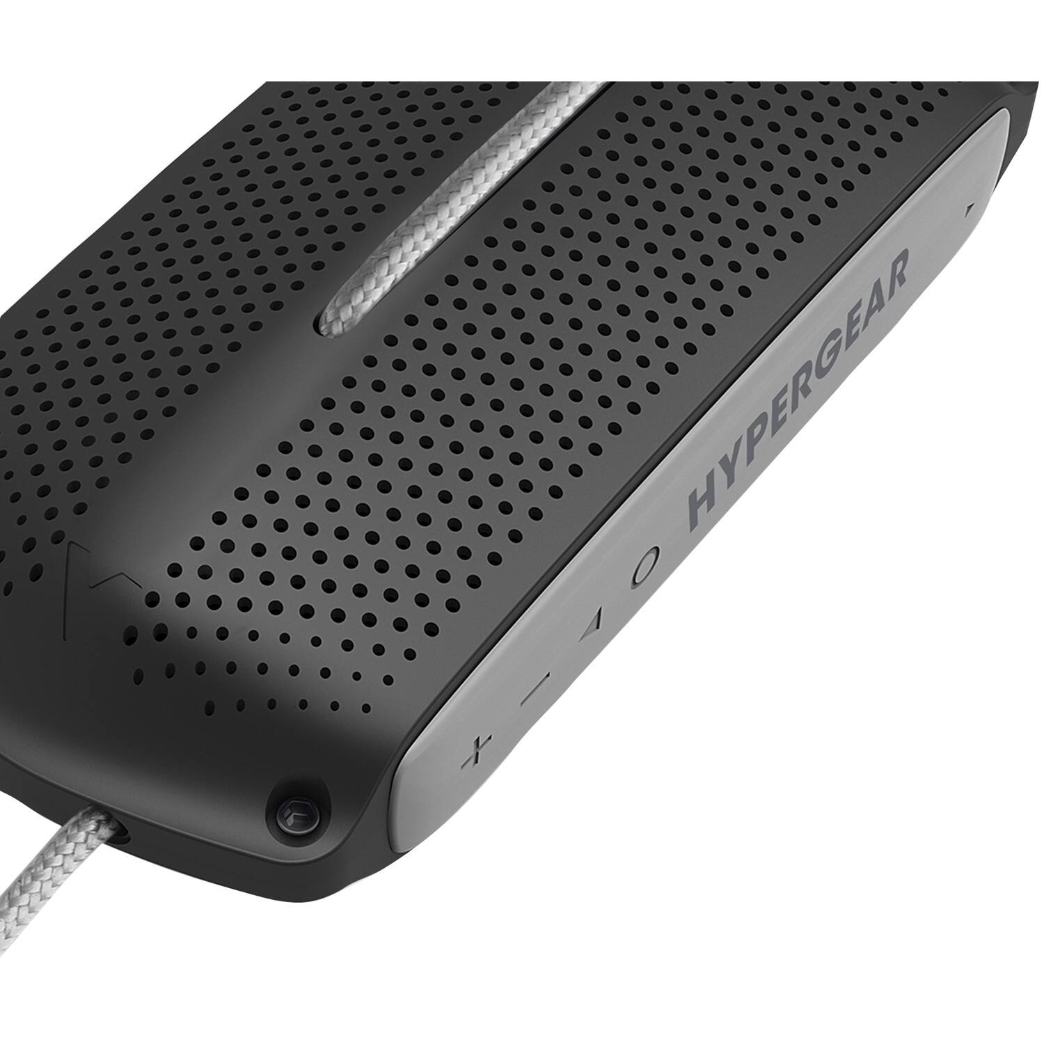 Back. HyperGear - Wave Water-Resistant Bluetooth Speaker - Black/Gray.
