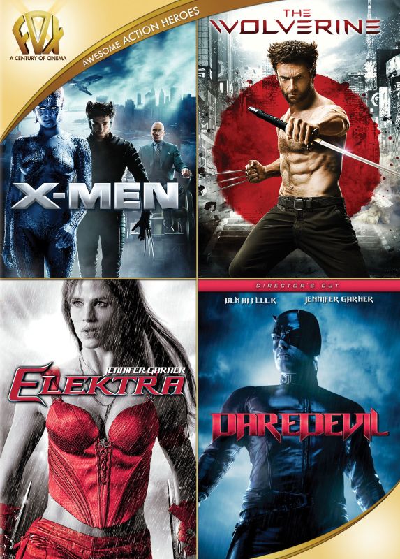  X-Men/The Wolverine/Elektra [Director's Cut]/Daredevil [Director's Cut] [4 Discs] [DVD]
