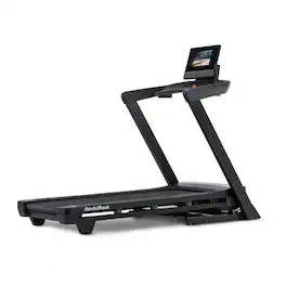 NordicTrack - T Series 10 Treadmill with 10" Tilting Touchscreen and Compact Design - Black