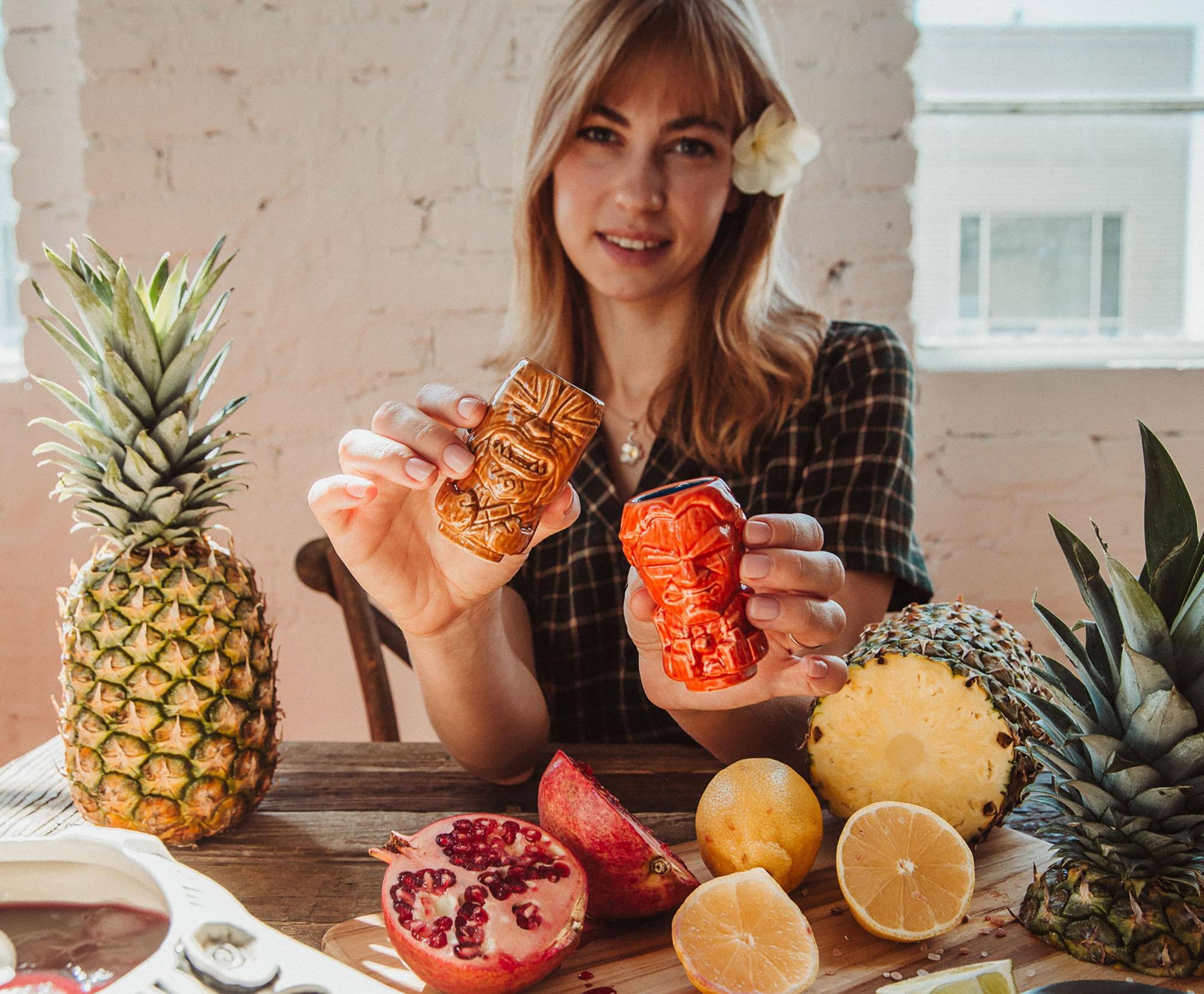 Alt View 2. Star Wars - Geeki Tikis Star Wars Millennium Falcon Punch Bowl Set With Mini Muglets - Brown.