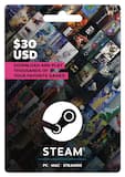 Steam - Wallet $30 Gift Card