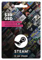$30 USD
DOWNLOAD AND PLAY THOUSANDS OF YOUR FAVORITE GAMES!
STEAM
PC • MAC • STEAMOS