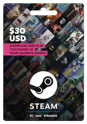 $30 USD
DOWNLOAD AND PLAY THOUSANDS OF YOUR FAVORITE GAMES!
STEAM
PC • MAC • STEAMOS