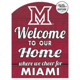 Jardine - Miami University RedHawks 16'' x 22'' Marquee Sign - Red