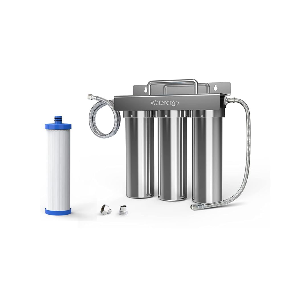 Waterdrop - TST-UF Under Sink Water Filter System Extra WD-U2 Water Filter - Silver