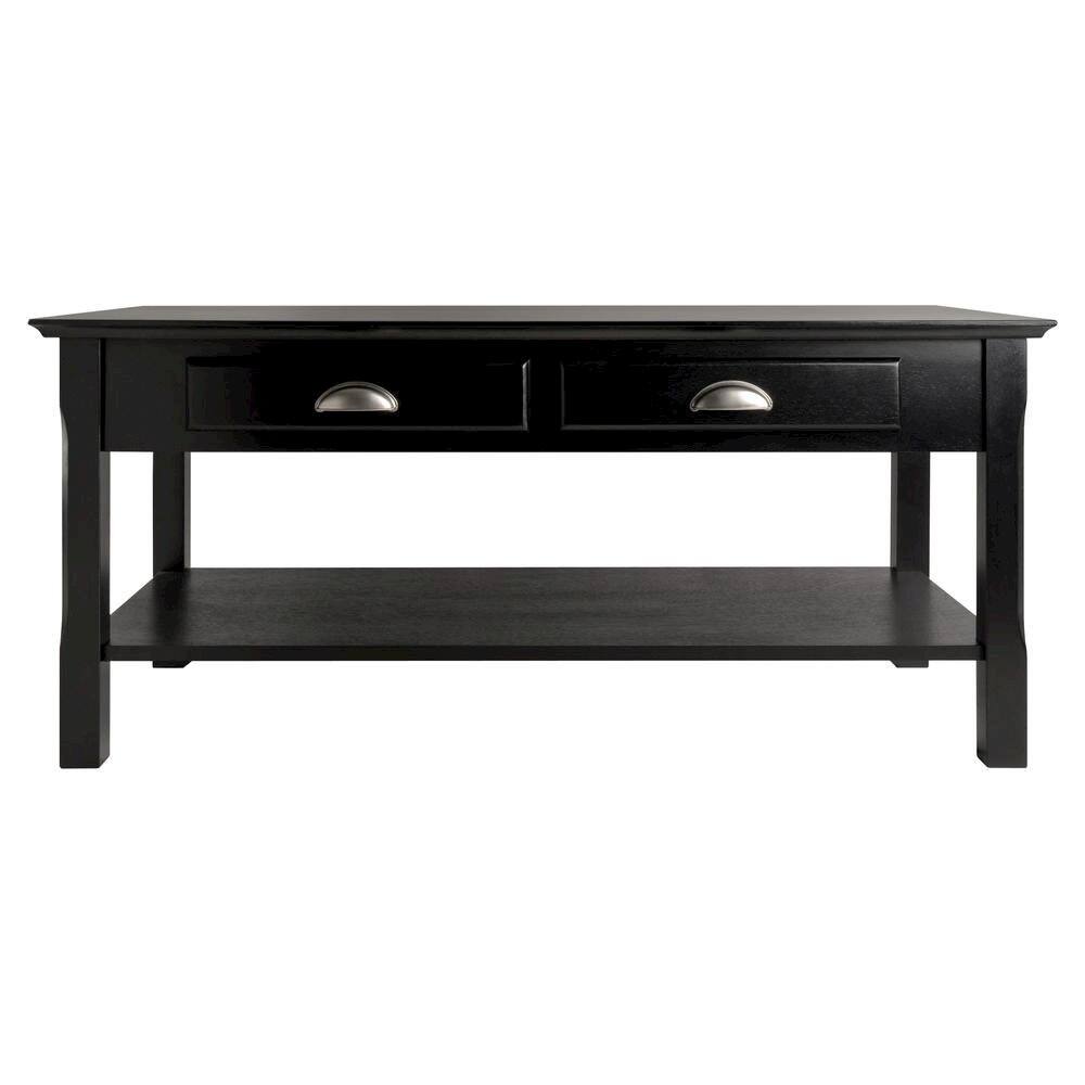 Back. FurniFact - Coffee Table - Black.