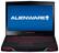 Front Standard. Alienware - 14" Laptop - 8GB Memory - 750GB Hard Drive - Silver.