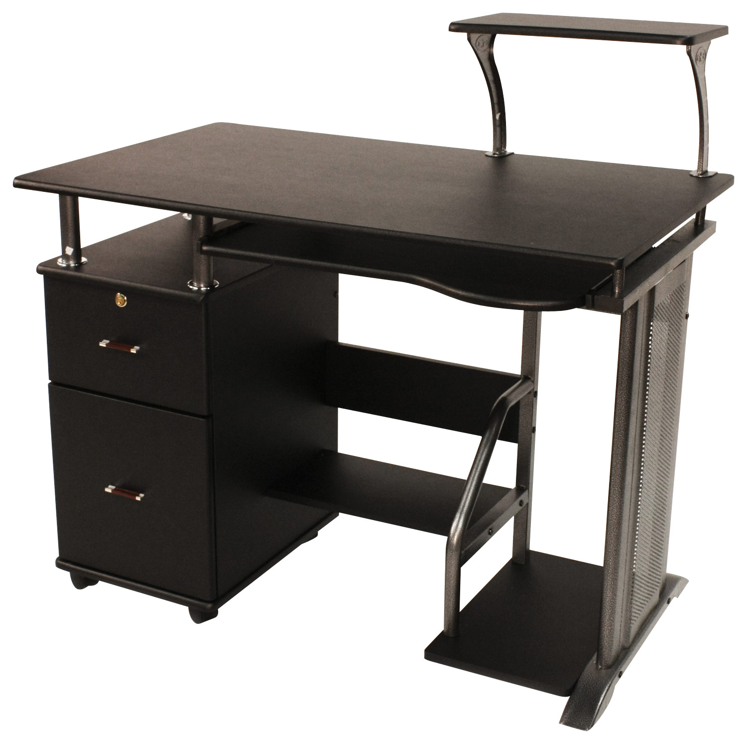 Comfort Products Inc Rothmin Computer Desk Black 50 100505 Best Buy