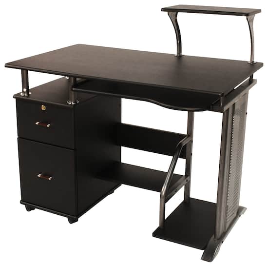 Comfort Products Inc Rothmin Computer Desk Black 50 100505 Best Buy Comfort Products Inc Rothmin Computer Desk Black 50 100505 Best Buy