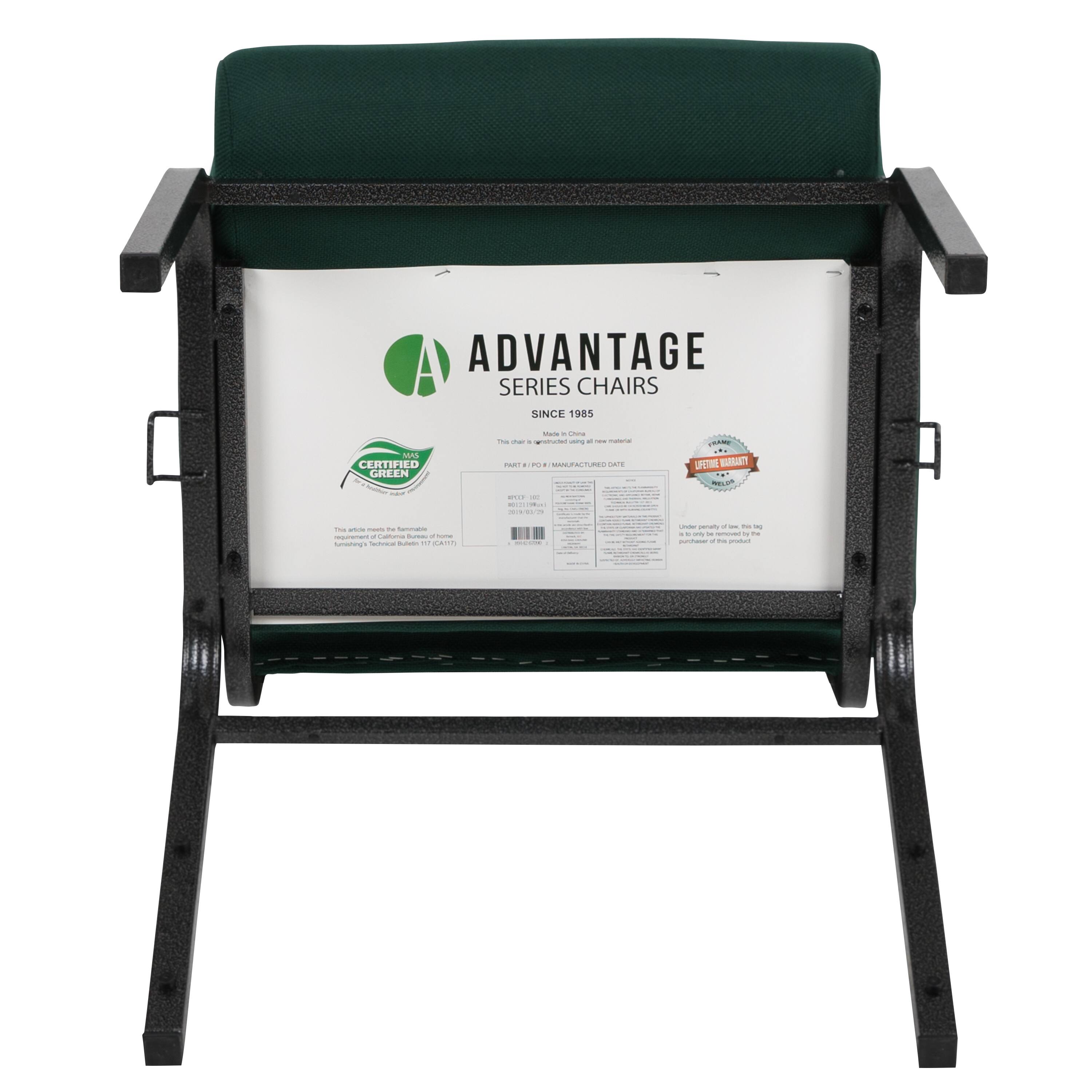 ADVANTAGE SERIES CHAIRS SINCE 1985 - CERTIFIED GREEN