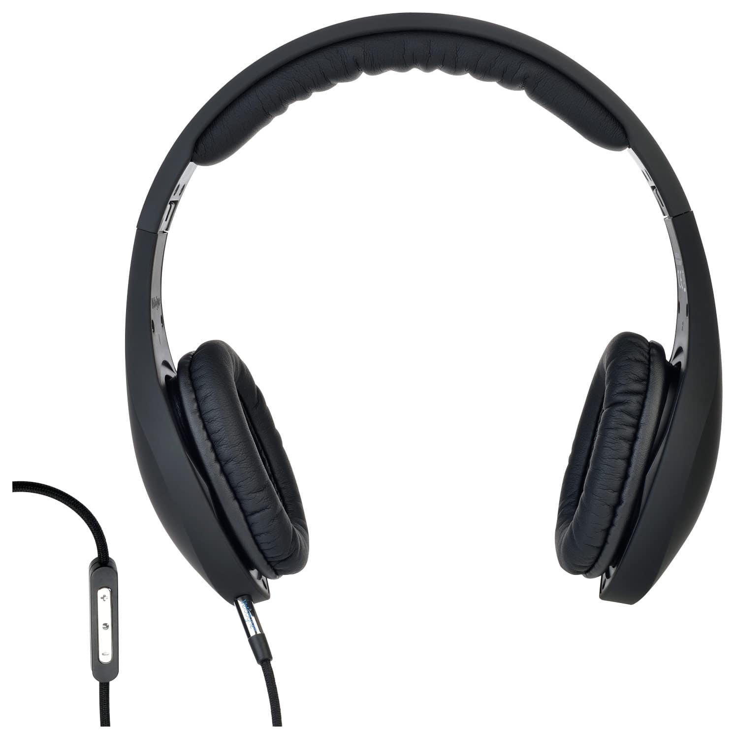 Front. Velodyne - vLeve Headphones - Matte Black.