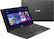 Alt View Standard 2. Asus - 11.6" Touch-Screen Laptop - 4GB Memory - 500GB Hard Drive - Black.