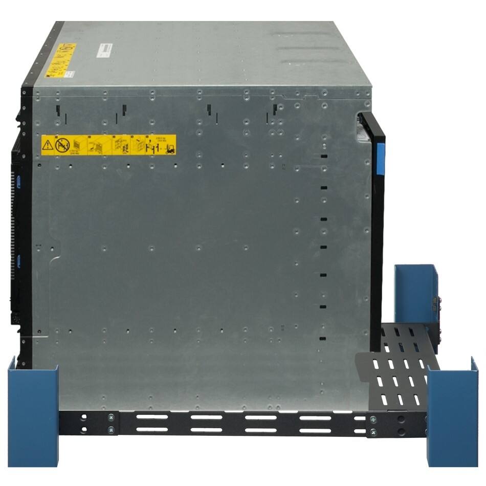 Alt View 10. RackSolutions - RackSolutions 1U Heavy Duty Fixed Shelf 28in Depth for 23in EIA Racks - Black.