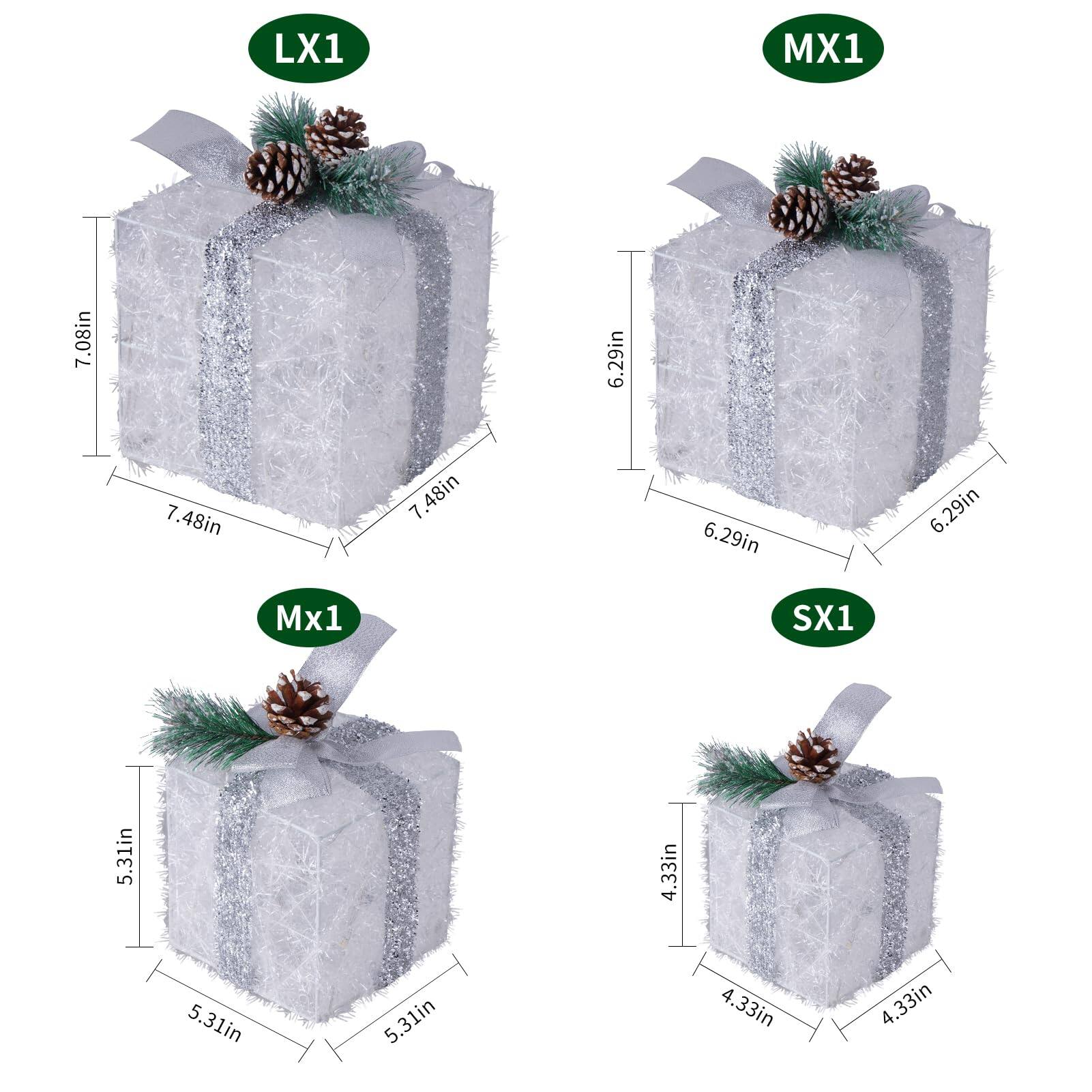 LX1  
7.08in x 7.48in x 7.48in  

MX1  
6.29in x 6.29in x 6.29in  

Mx1  
5.31in x 5.31in x 5.31in  

SX1  
4.33in x 4.33in x 4.33in