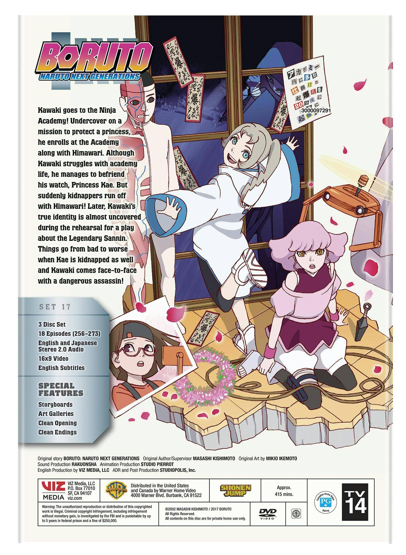 Back. Boruto - Naruto Next Generations: Kawaki Goes Undercover [DVD].