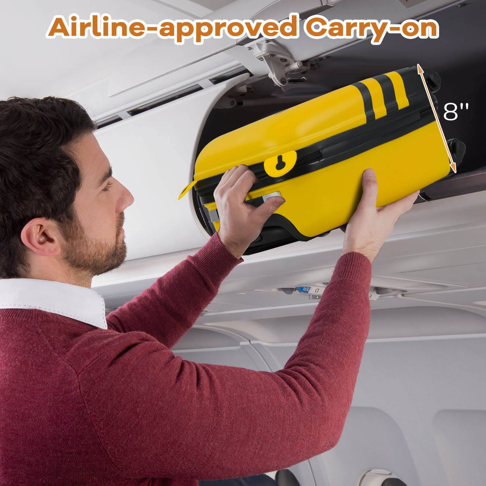 Airline-approved Carry-on

8"