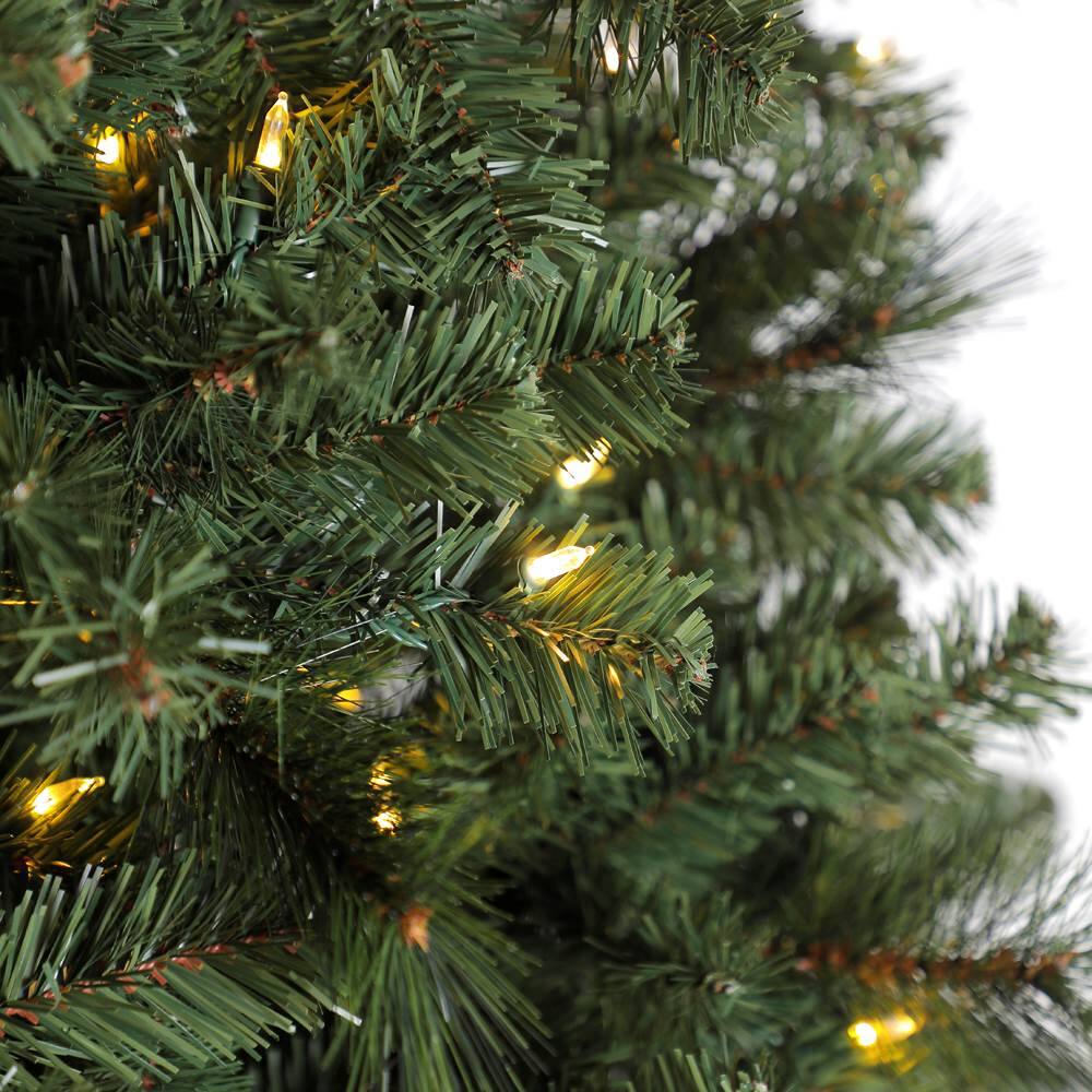 Alt View 5. Home Heritage - Home Heritage Cashmere Quick Set 12 Ft 800 LED Pre-Lit Artificial Christmas Tree - Green.