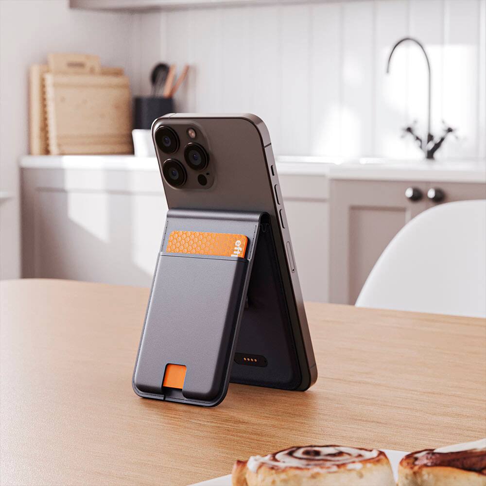 Alt View Zoom 18. JOURNEY - LOC8 MONEY CLIP MAGSAFE FINDER WALLET AND STAND - MIDNIGHT.