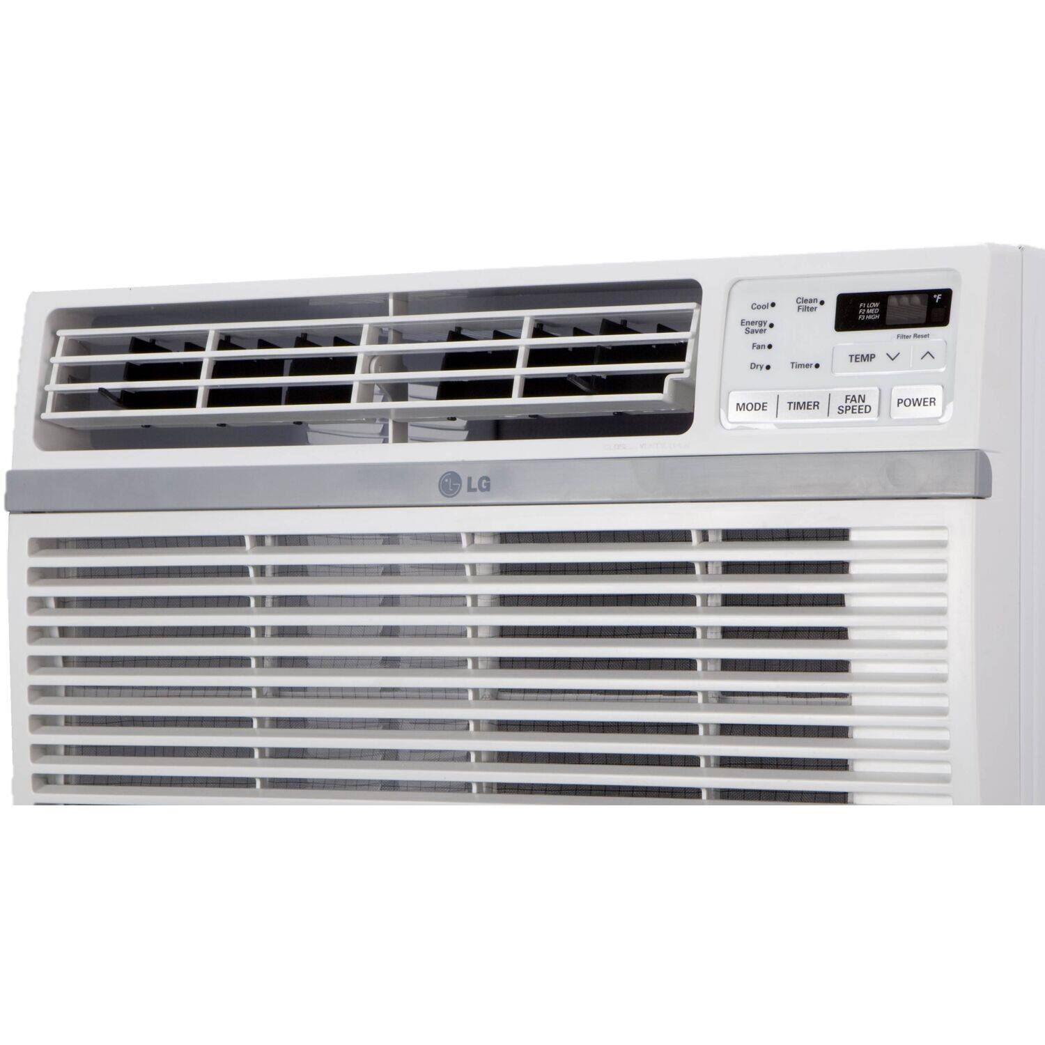 Cool Energy Saver / Clean Filter Fan Dry Timer TEMP MODE FAN TIMER SPEED POWER LG