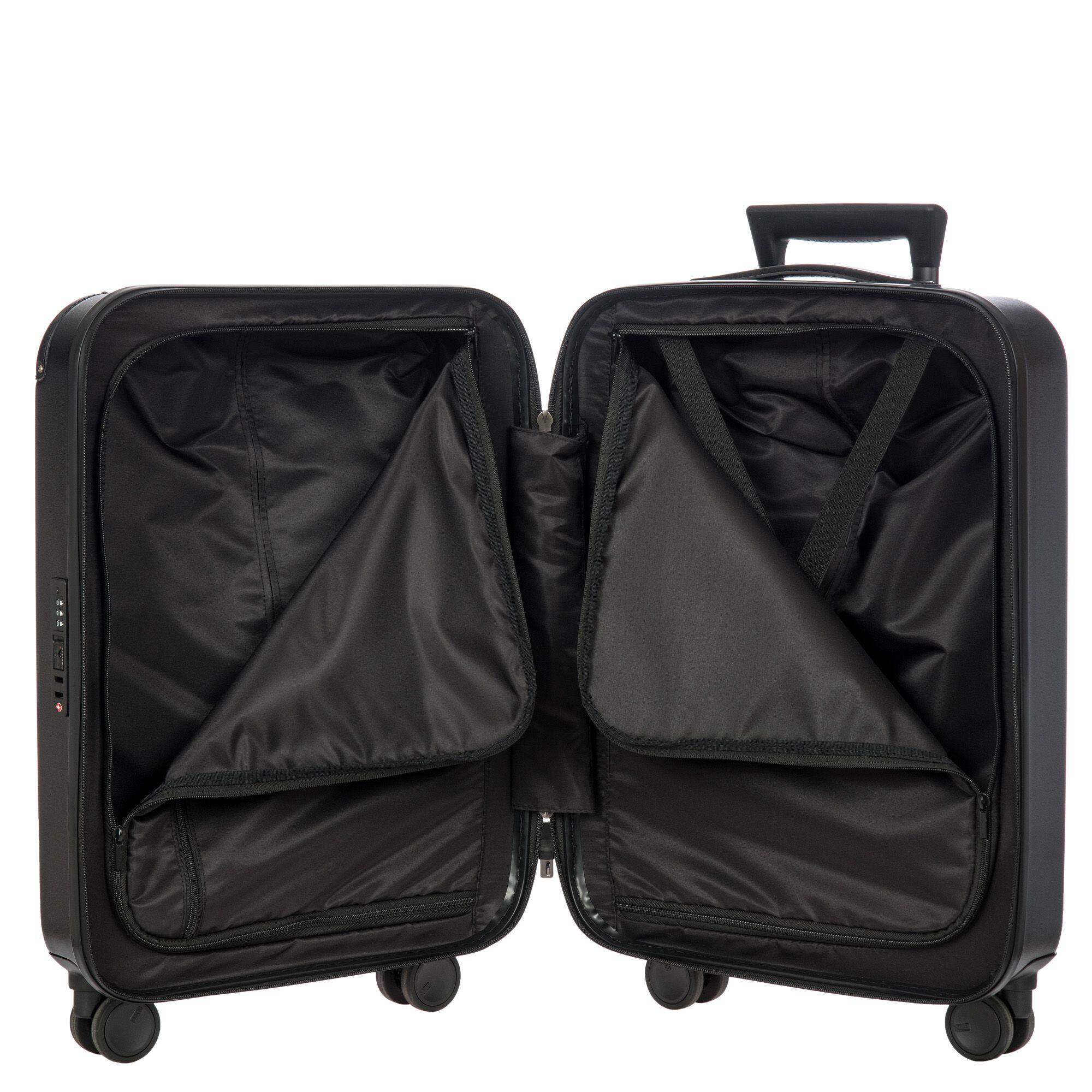 Alt View 2. Bric's - Amalfi Hardside 21" Carry On Spinner Luggage - Black/Black.