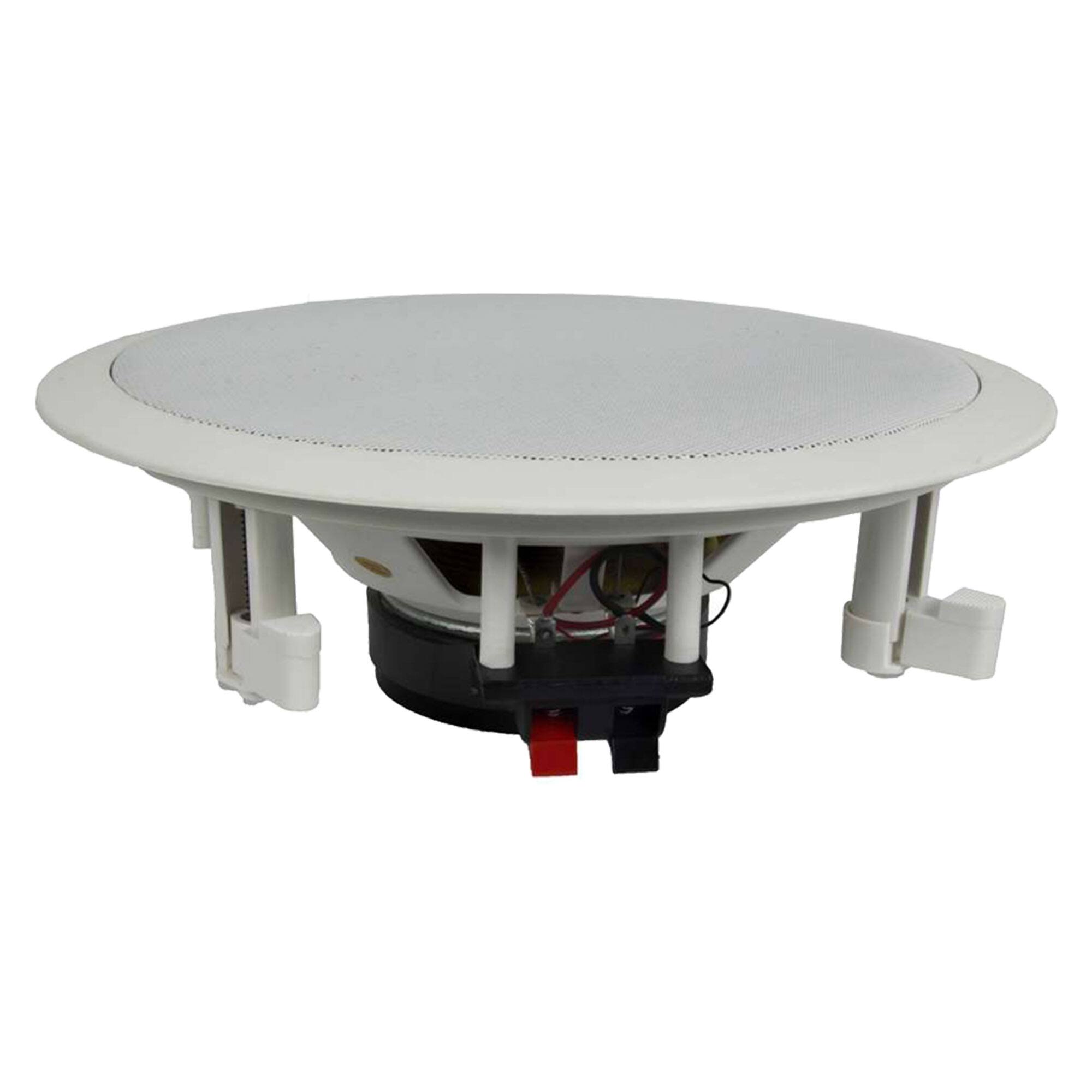 Alt View 5. Pyle - Pyle Home PDIC Series 8" 250W Round Flush Mount Wall Ceiling Speakers (4 Pack) - White.