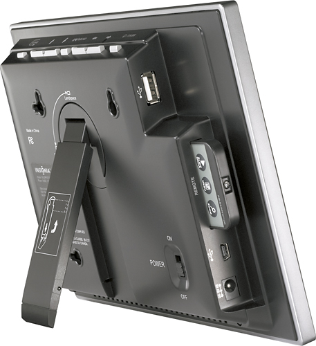 Portarretrato Digital Sony S-Frame con LED de 7, Widescreen. Color Negro.