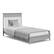Alt View 13. Storkcraft - Petal 4-in-1 Convertible Mini Crib - Pebble Gray.