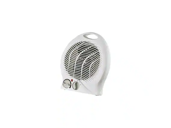 Front. Optimus - Optimus H-1322 Portable 2-Speed Fan Heater with Thermostat - White.