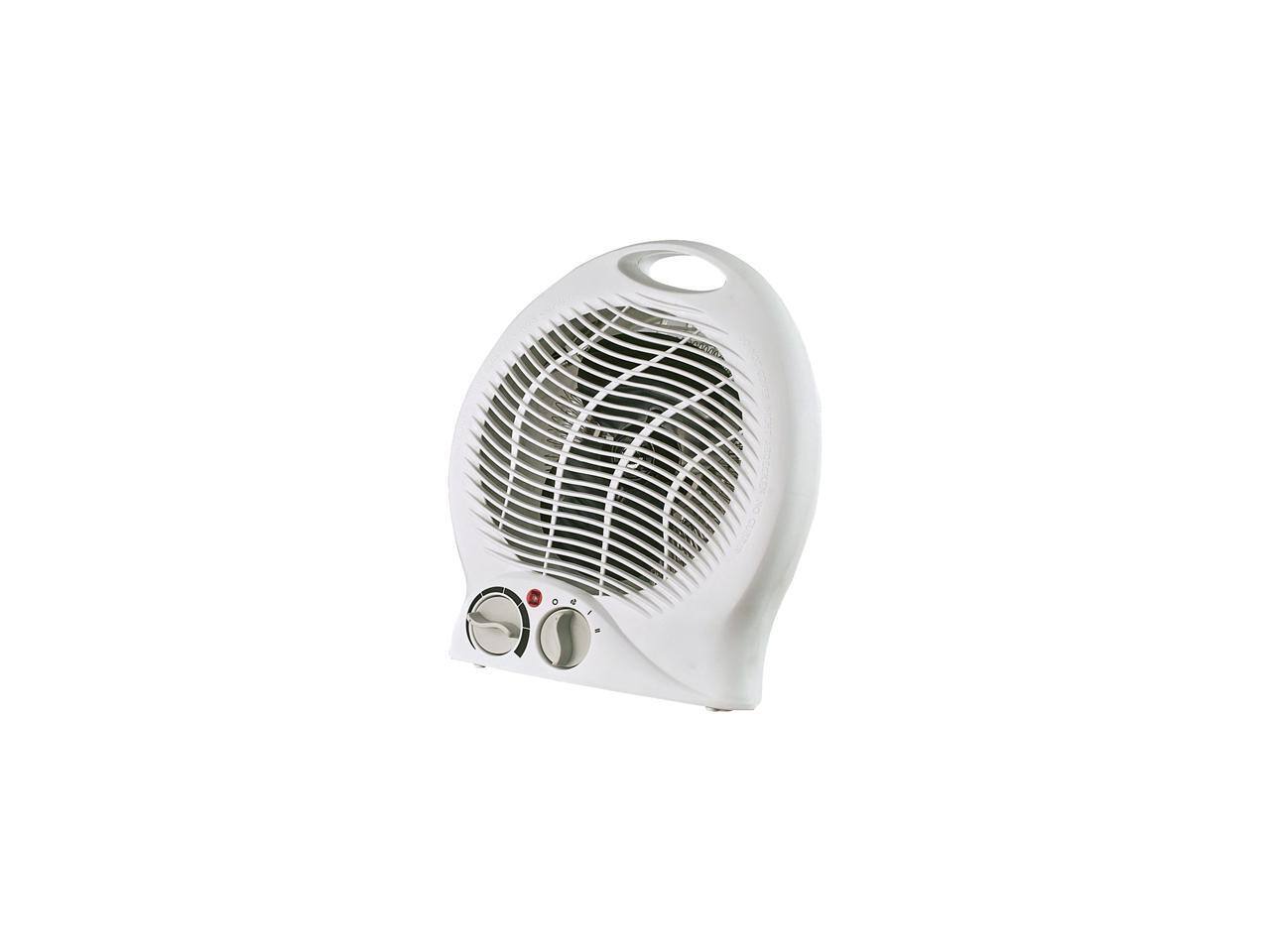 Front. Optimus - Optimus H-1322 Portable 2-Speed Fan Heater with Thermostat - White.