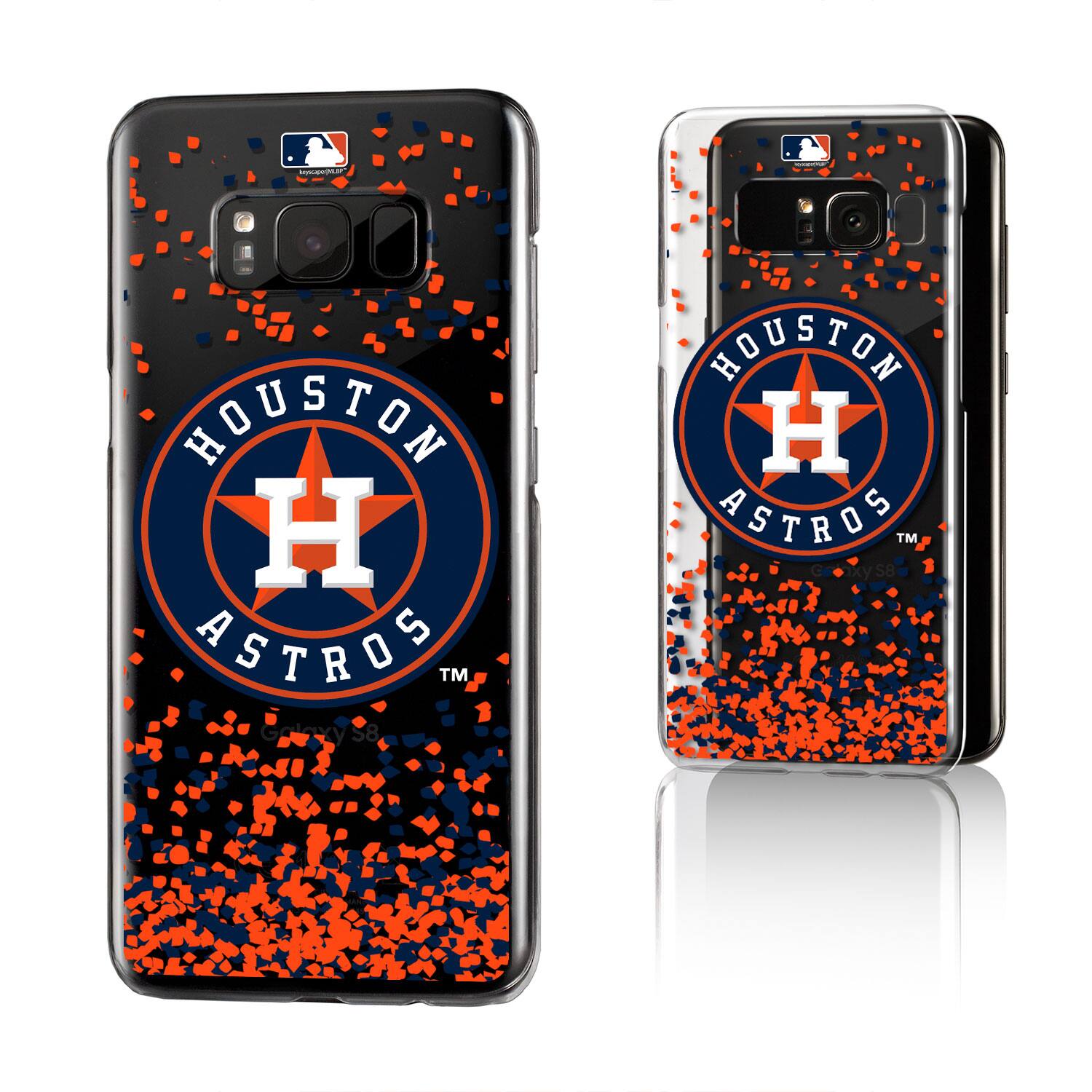 Keyscaper - MLB - Houston Astros Galaxy S8 Confetti Design Clear Case - S22 - Multicolor price history on PriceWatchPro