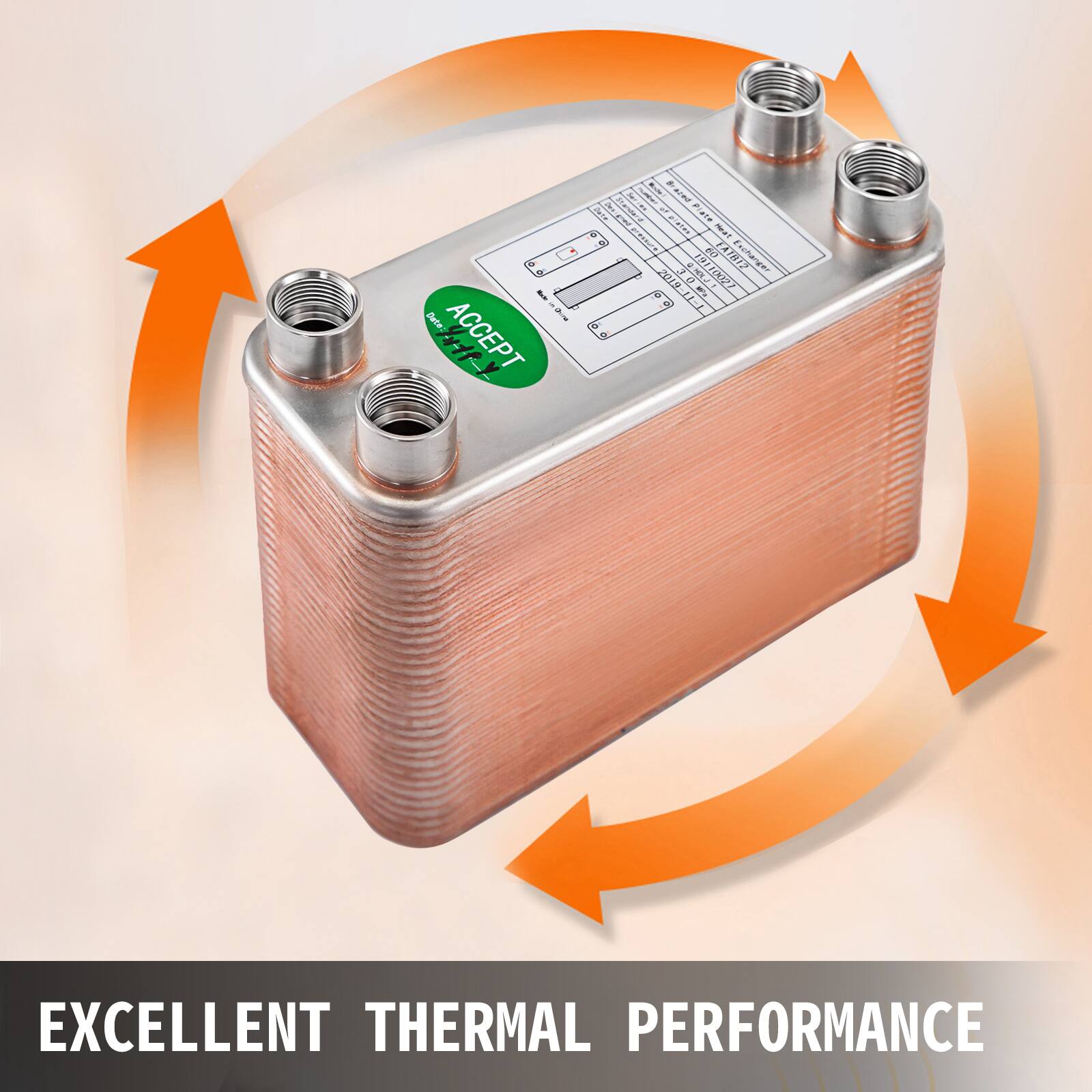 e & I - Date a ACCEPT - CMA E arau act /RL Feok - Fu Piae plaTer Plate R | FC - S FO NaT CINTAS 1 achanger . i N- J0m 1 d HN C e. F a 5 EXCELLENT THERMAL PERFORMANCE